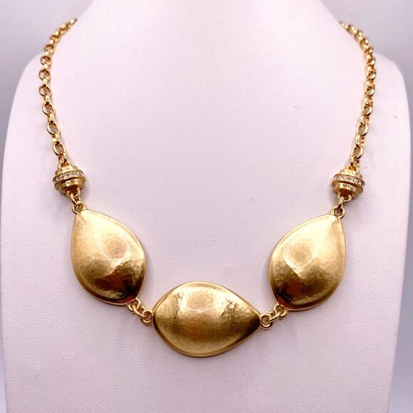 Brighton Jewelry - Brighton Gold Tone Necklace with Rhinestones Still With Tags